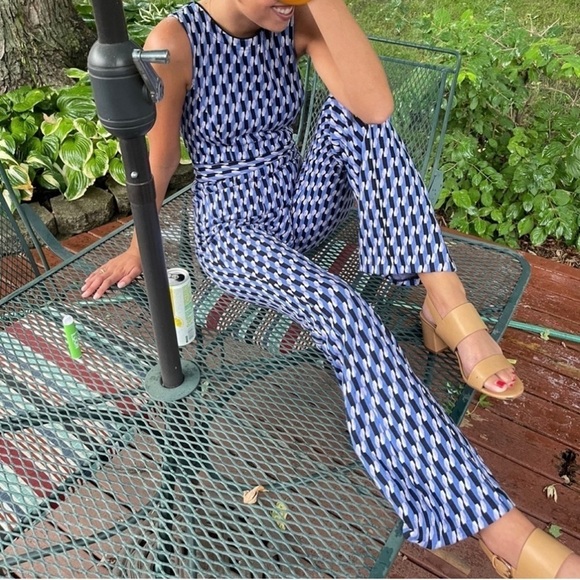 *NWT Maeve by Anthropologie Ponte Wide-Leg Jumpsuit - Picture 7 of 10